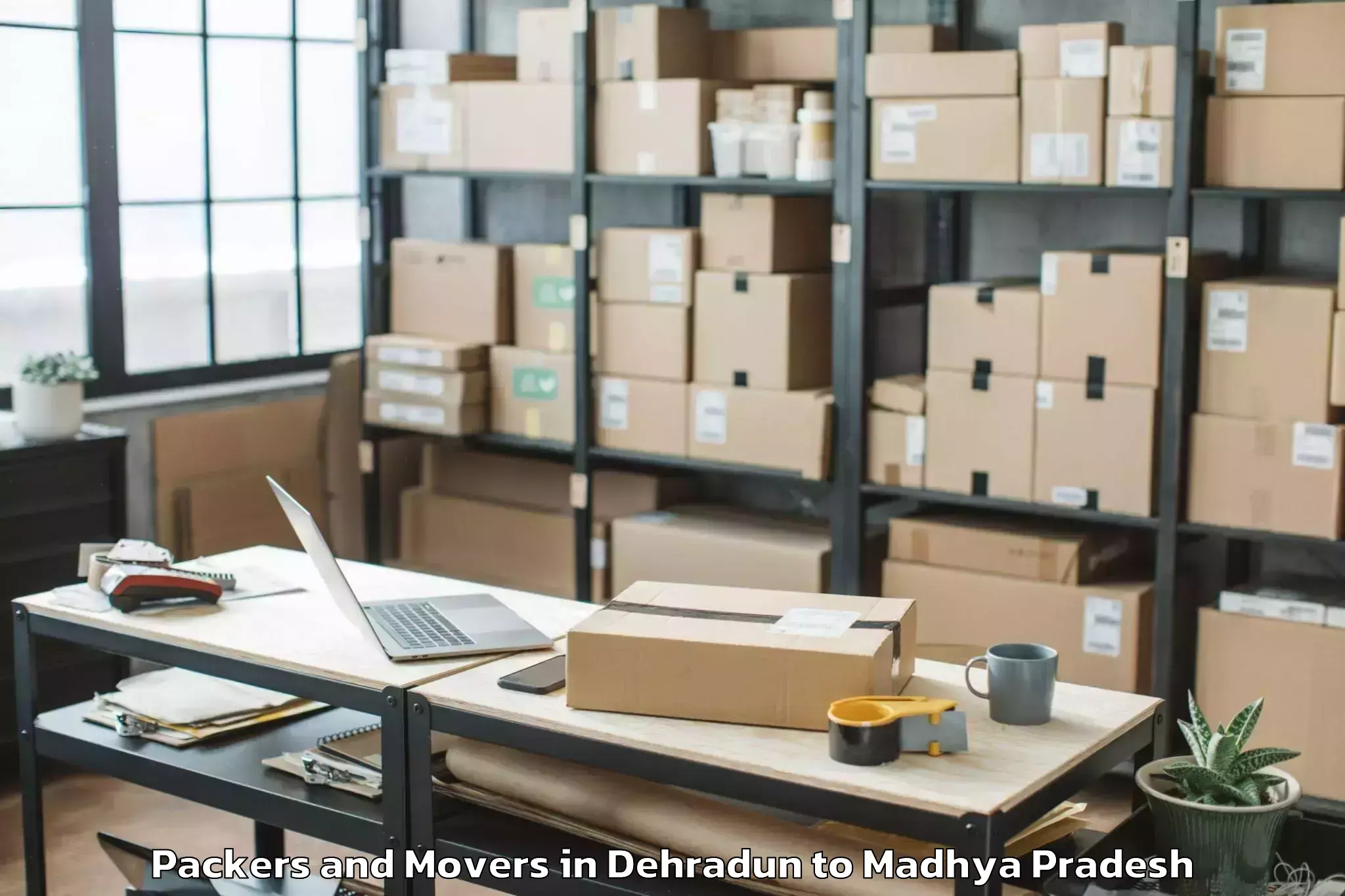 Professional Dehradun to Dabra Packers And Movers